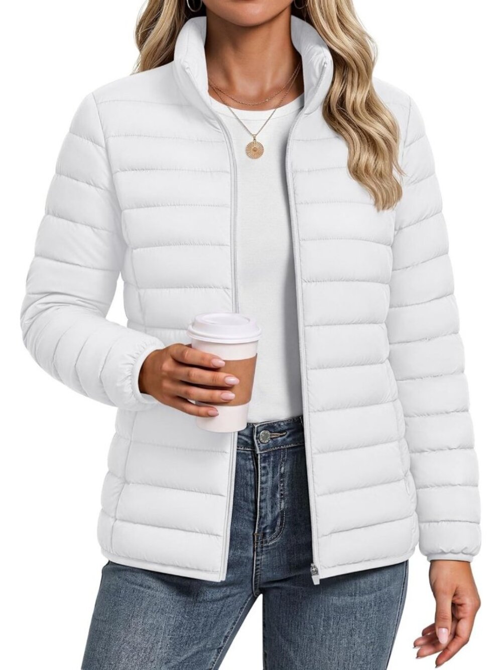 Cozy Women's Winter Puffer Jacket - Quilted, Warm, Stylish Outerwear